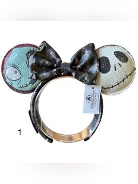 Disney Loungefly The Nightmare Before Christmas Sally Jack Ears Headband NEW! 1